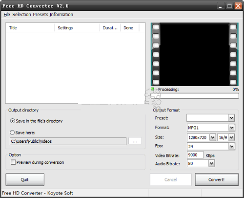 Free HD Converter