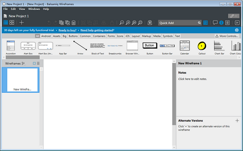 Balsamiq Wireframes