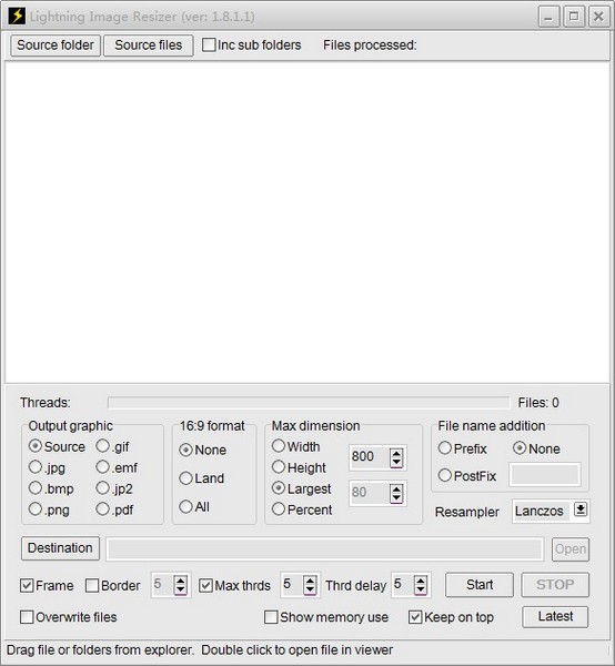 Lightning Image Resizer
